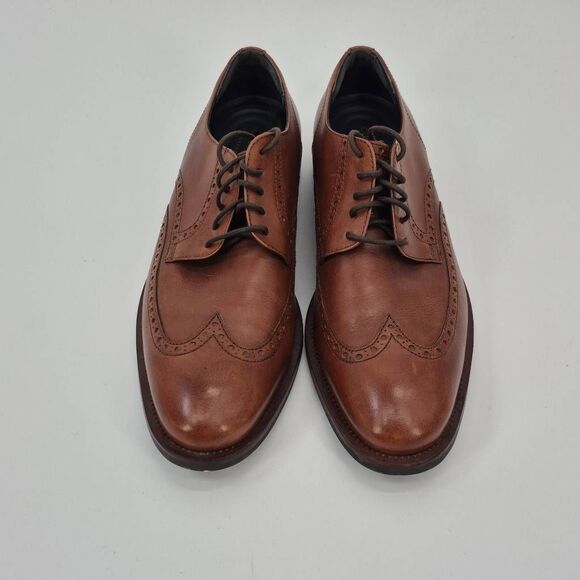 Cole Haan Grand OS Mens 10.5M Brown Leather Derby Dress Shoes main image 5